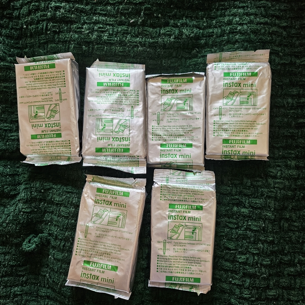 6 instax unused film
